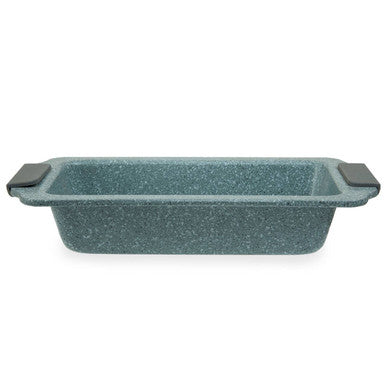 Orsina Non-Stick Grey Loaf Tin – Speckled Steel Bread Pan with Grips