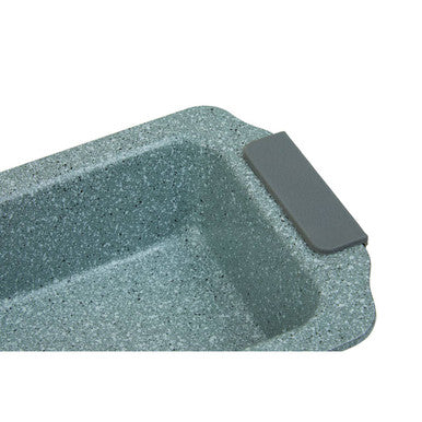 Orsina Non-Stick Grey Loaf Tin – Speckled Steel Bread Pan with Grips