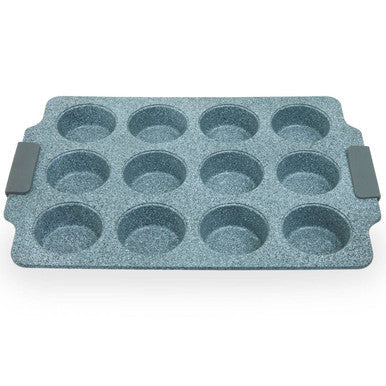 Orsina Non-Stick Muffin Tray | 12 Cup Marble Effect Bakeware