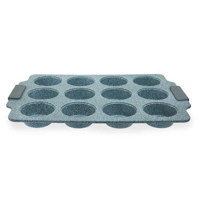 Orsina Non-Stick Muffin Tray | 12 Cup Marble Effect Bakeware