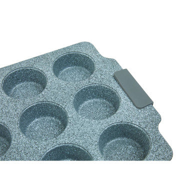 Orsina Non-Stick Muffin Tray | 12 Cup Marble Effect Bakeware