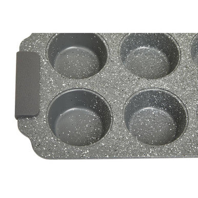Orsina Non-Stick Marble Effect Muffin Tray – 6 Cup Baking Pan