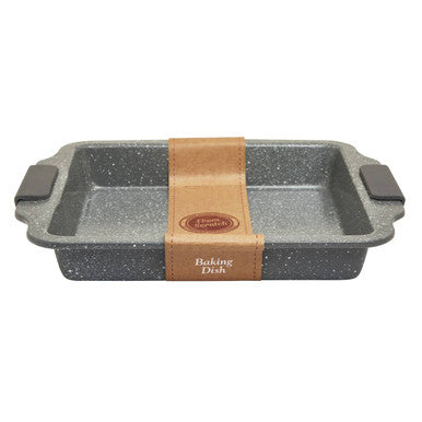 Orsina Large Square Roasting Tin – Non-Stick Grey Speckled Ovenware