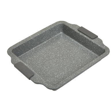 Orsina Large Square Roasting Tin – Non-Stick Grey Speckled Ovenware