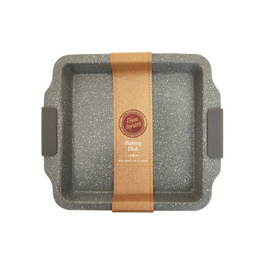 Orsina Large Square Roasting Tin – Non-Stick Grey Speckled Ovenware