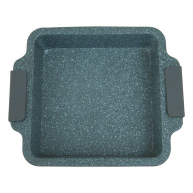 Orsina Small Square Baking Tin – Non-Stick Grey Brownie Pan
