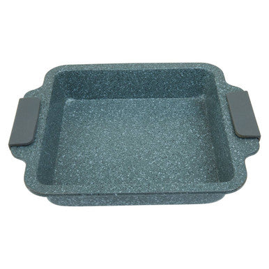 Orsina Small Square Baking Tin – Non-Stick Grey Brownie Pan