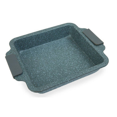 Orsina Small Square Baking Tin – Non-Stick Grey Brownie Pan