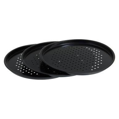 Orsina 3-Tier Non-Stick Pizza Rack – Perforated Oven Baking Trays