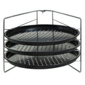 Orsina 3-Tier Non-Stick Pizza Rack – Perforated Oven Baking Trays