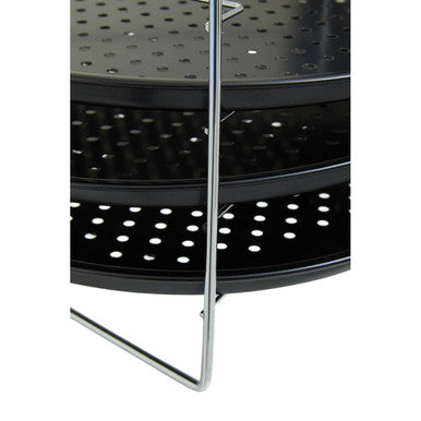 Orsina 3-Tier Non-Stick Pizza Rack – Perforated Oven Baking Trays