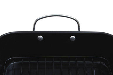 Orsina Small Rectangular Roasting Pan – Non-Stick Black Bakeware