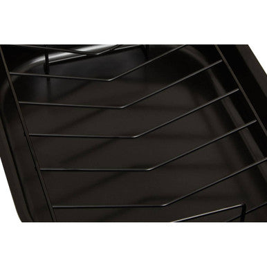 Orsina Large Non-Stick Roasting Tin with Rack – Black Ovenware Pan