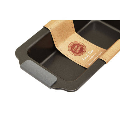 Orsina Small Grey Loaf Tin – Non-Stick Bread Pan with Silicone Grips