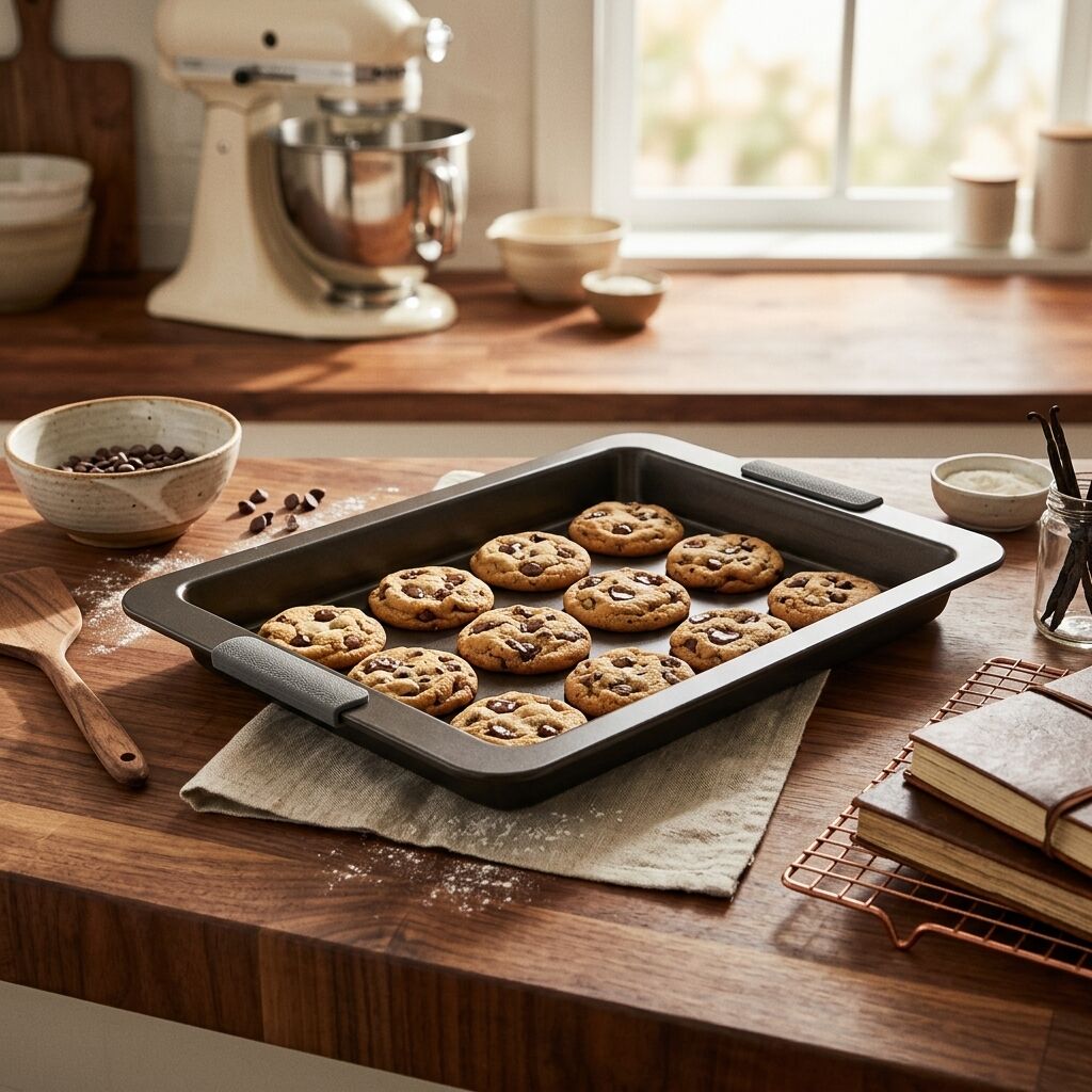 Orsina Large Non-Stick Baking Tray – Grey Rectangular Oven Sheet Pan