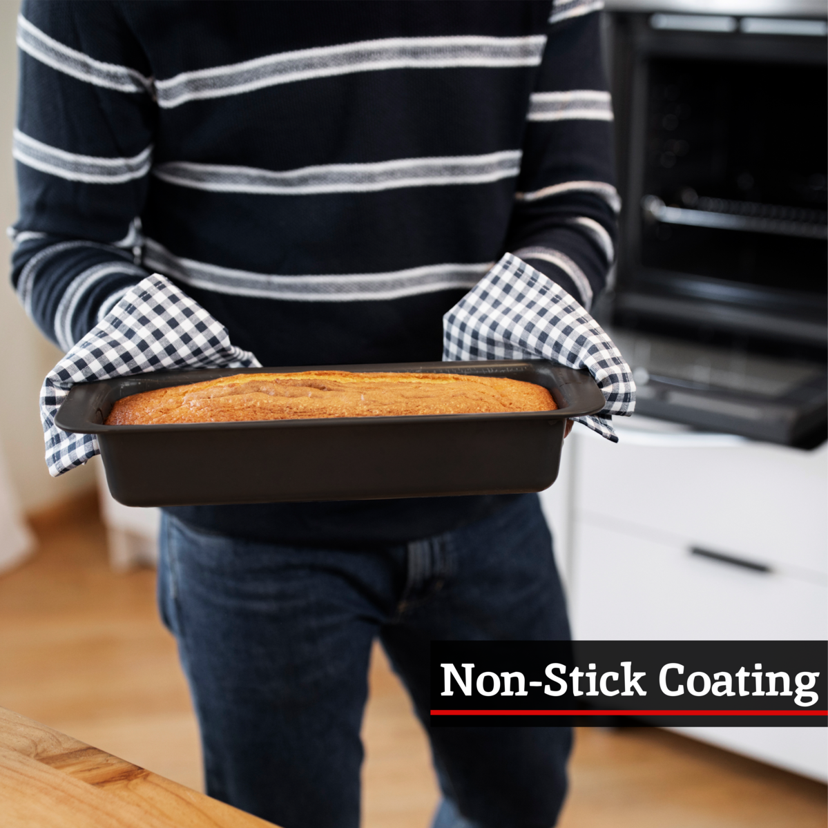 Orsina From Scratch Large Non-Stick Baking Tray – Black Ovenware
