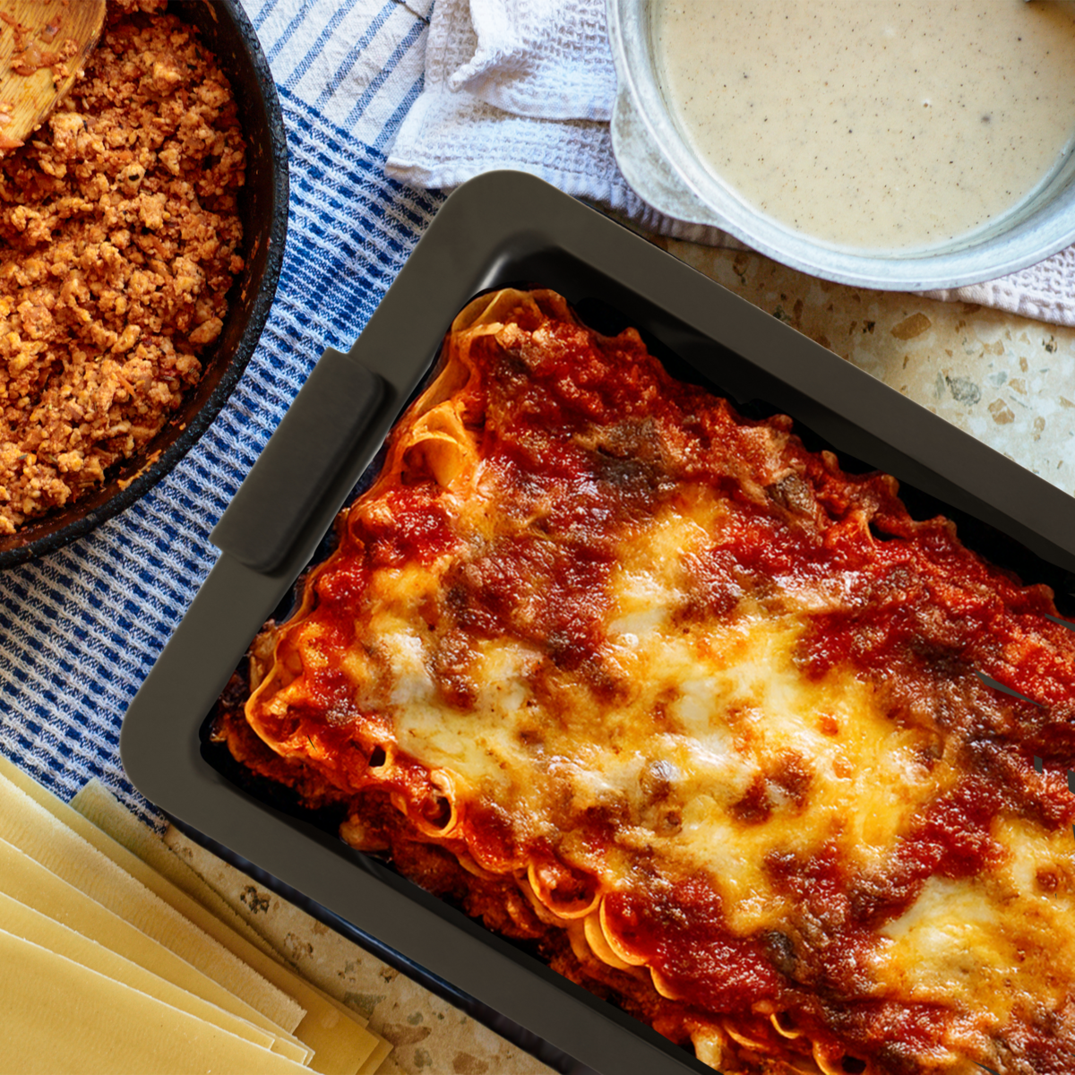 Orsina From Scratch Large Non-Stick Baking Tray – Black Ovenware