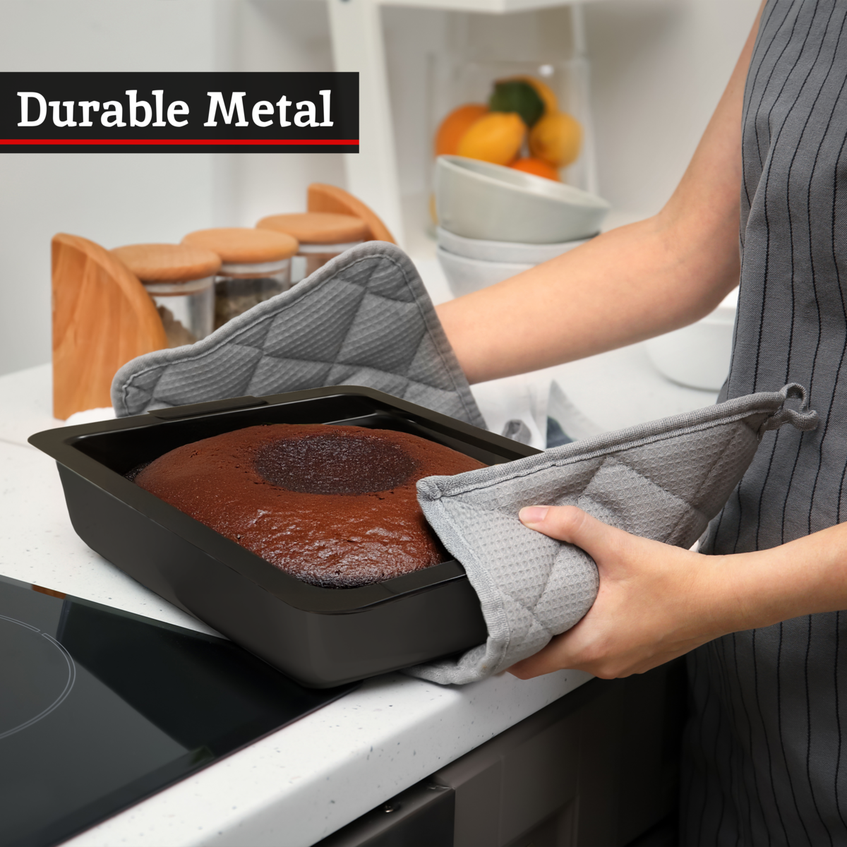 Orsina From Scratch Large Non-Stick Baking Tray – Black Ovenware