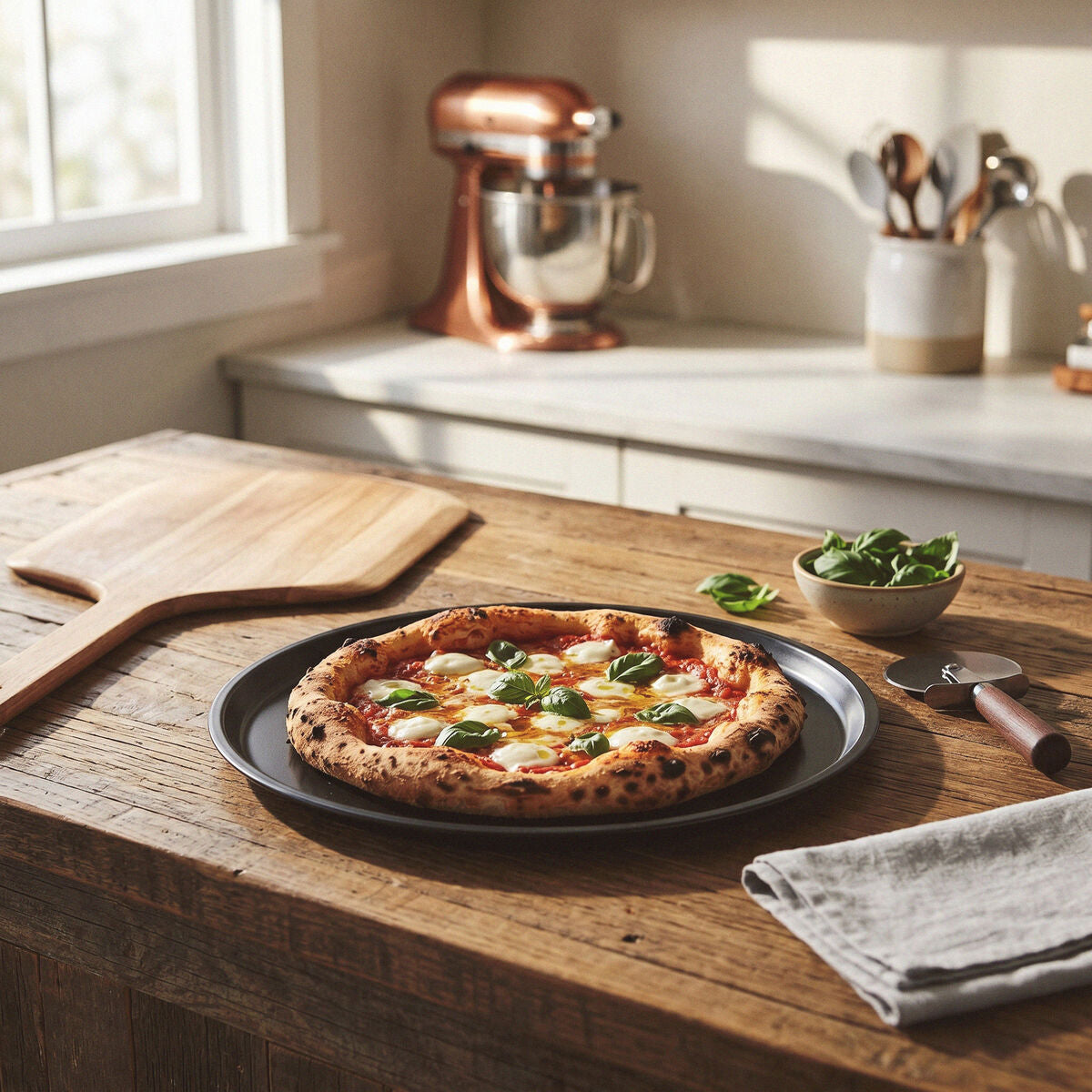 Orsina From Scratch Pizza Crisper – Non-Stick Perforated Baking Tray