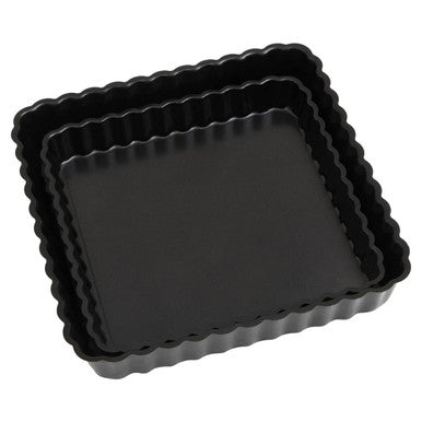 Orsina Fluted Quiche & Flan Tins – Set of 2 Nonstick Loose Base Pans