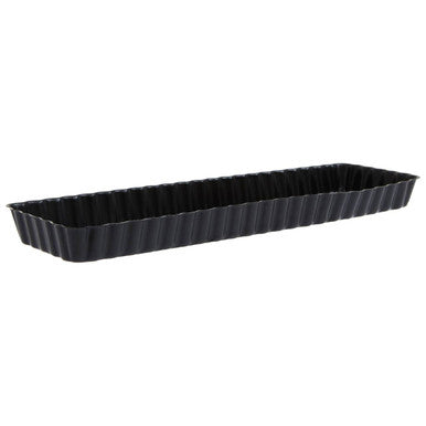 Orsina Rectangular Fluted Flan Quiche Tin – Nonstick Loose Base Pan