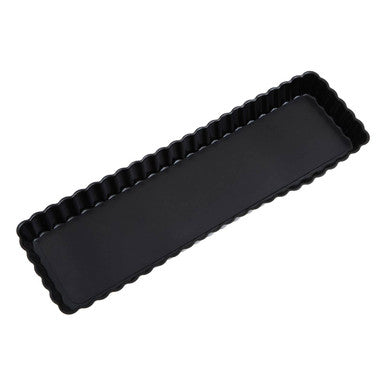 Orsina Rectangular Fluted Flan Quiche Tin – Nonstick Loose Base Pan