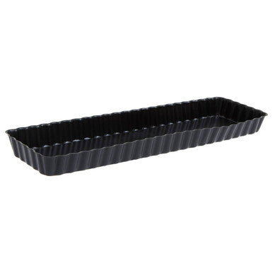 Orsina Rectangular Fluted Flan Quiche Tin – Nonstick Loose Base Pan