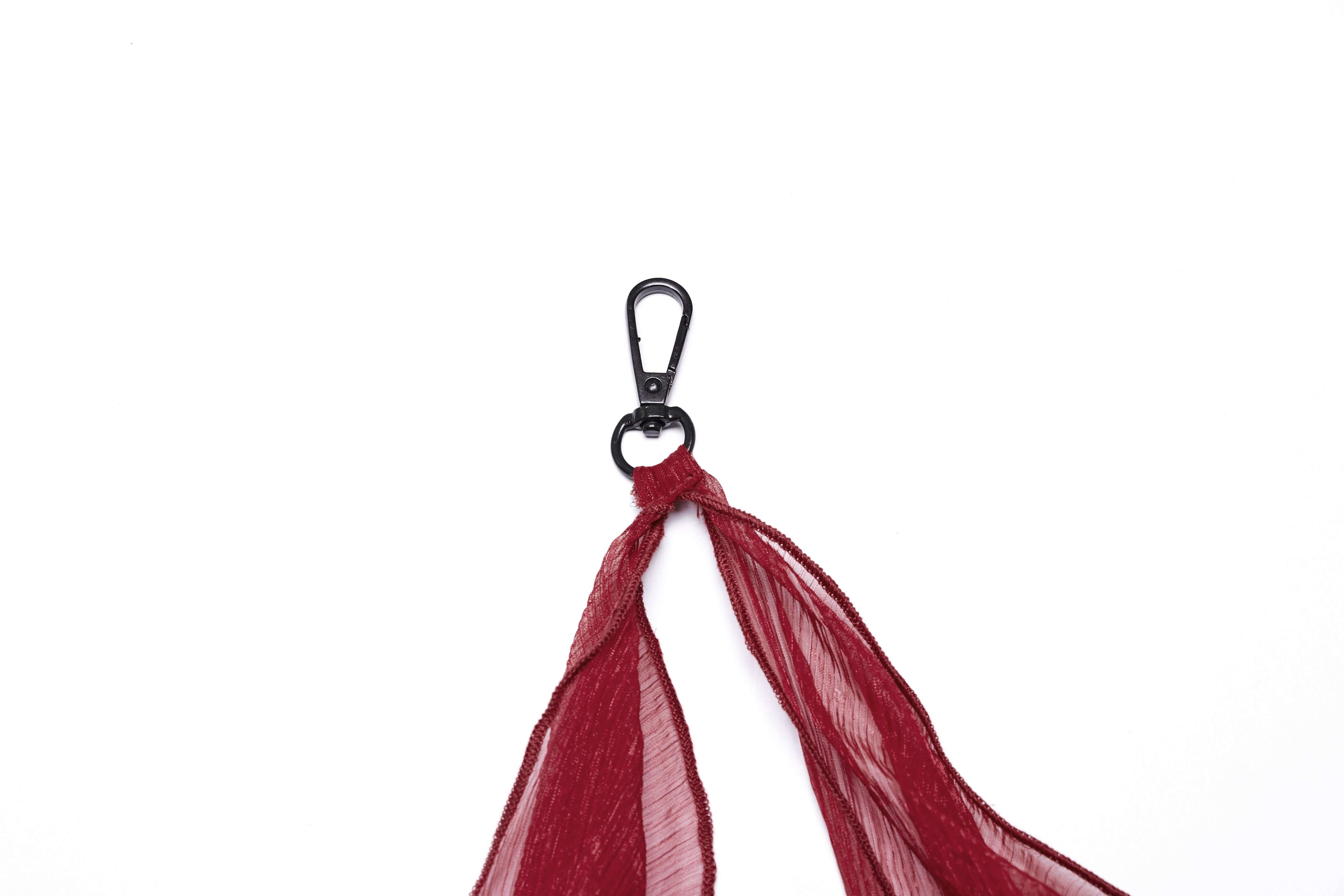 Punk Rave Dark Night Vampire Cloak – Red Chiffon & Crystal Necklace Set