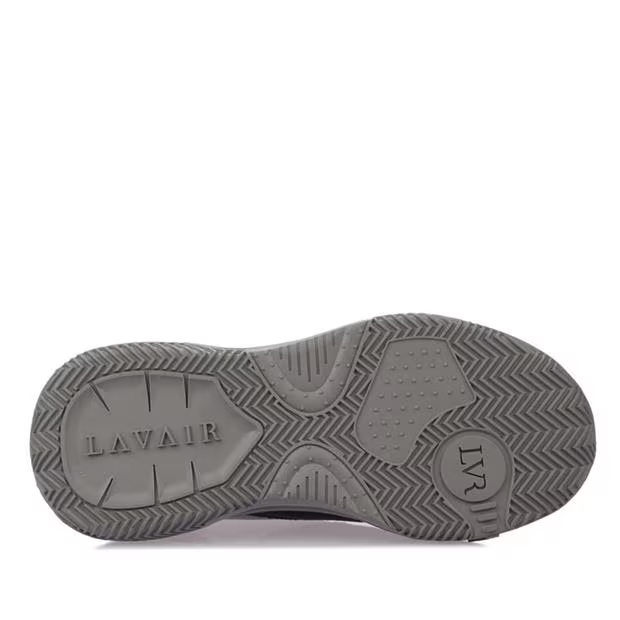 Lavair Creator Men's Grey Nappa Leather Chunky Trainers – UK 6 EU 40