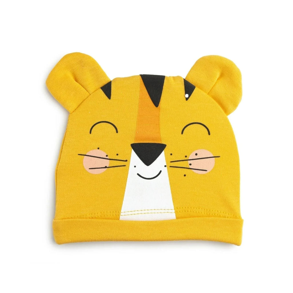HelloBaby 100% Cotton Newborn Hat - Yellow