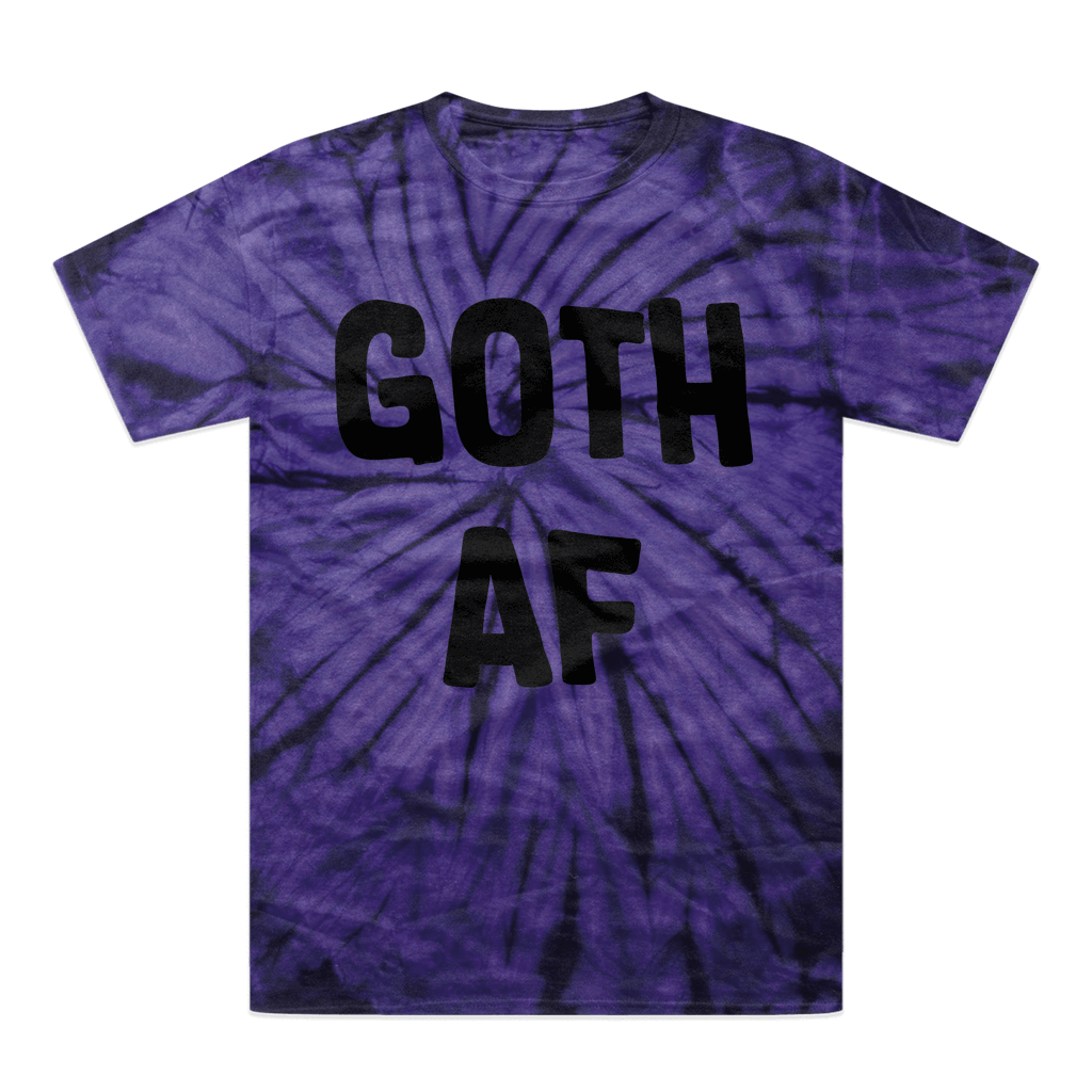 Gothic Attitude Tonal Spider Tie-Dye T-Shirt | 100% Heavyweight Cotton