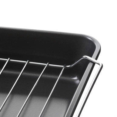 Orsina Mari Non-Stick Roasting Trays with Wire Racks – Set of 3