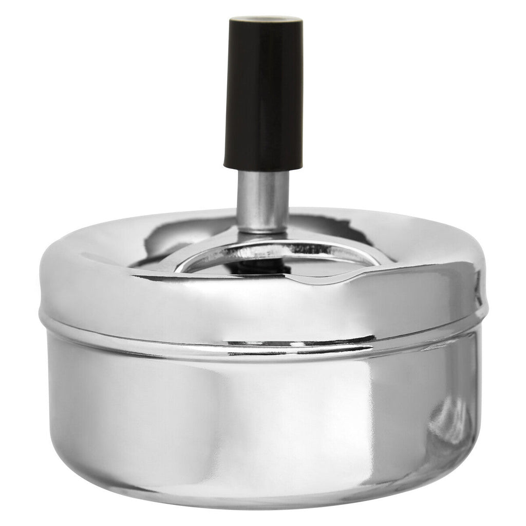 Orsina Small Spinning Ashtray – Chrome Effect Modern Metal Design