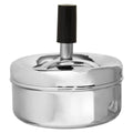 Orsina Small Spinning Ashtray – Chrome Effect Modern Metal Design