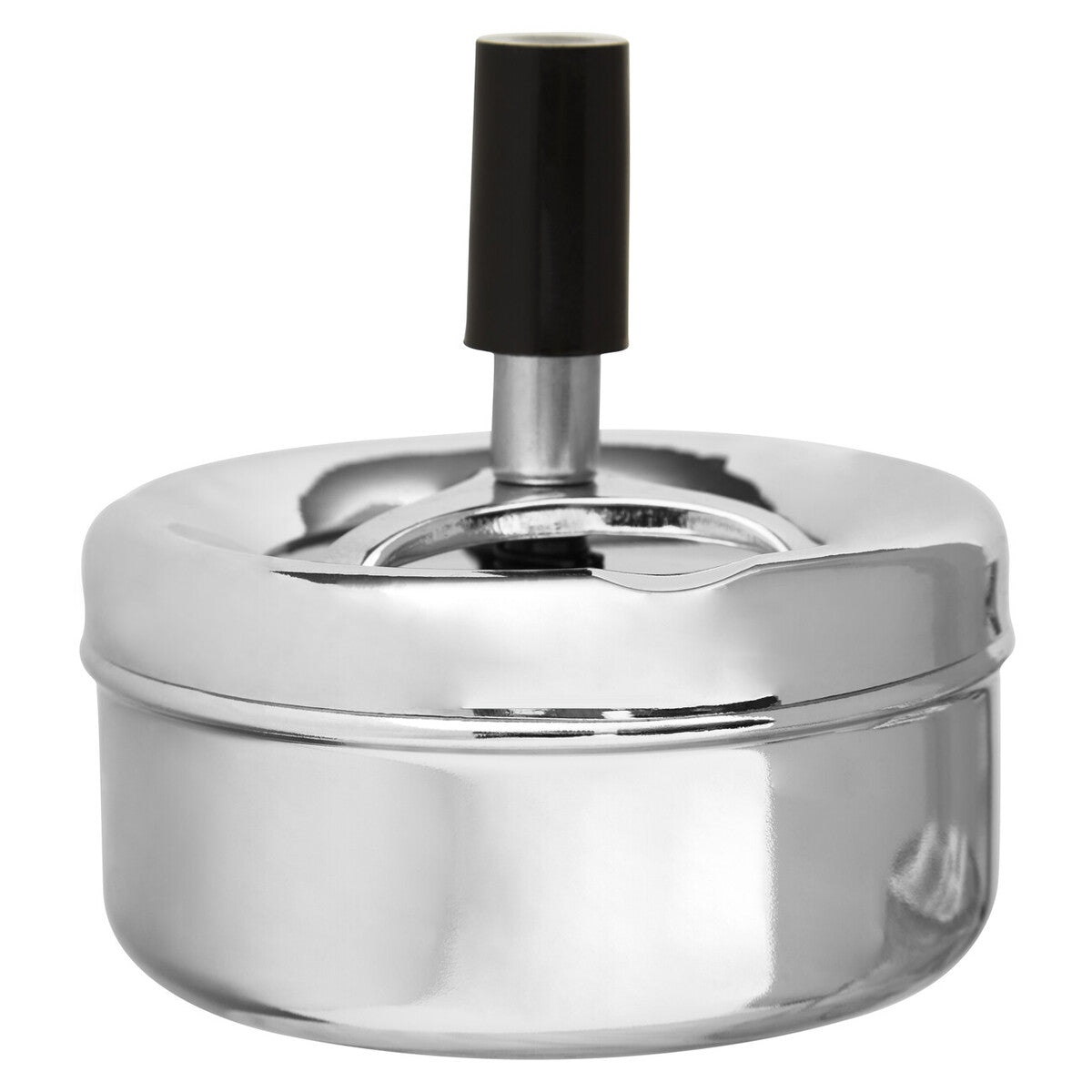 Orsina Small Spinning Ashtray – Chrome Effect Modern Metal Design
