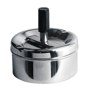 Orsina Small Spinning Ashtray – Chrome Effect Modern Metal Design