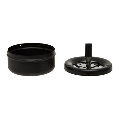 Orsina Spinning Ashtray – Matte Black Odour Control Medium Ash Tray