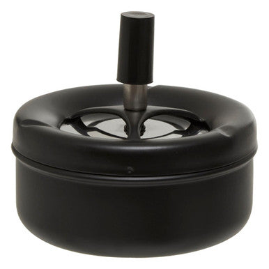 Orsina Spinning Ashtray – Matte Black Odour Control Medium Ash Tray