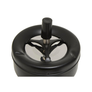 Orsina Spinning Ashtray – Matte Black Odour Control Medium Ash Tray