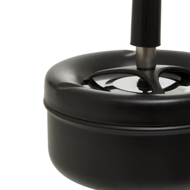 Orsina Spinning Ashtray – Matte Black Odour Control Medium Ash Tray