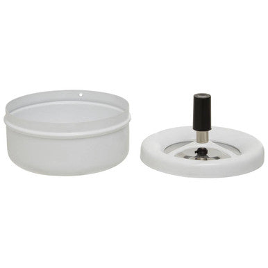 Orsina Spinning Ashtray – Matte White Medium Odour Control Push Top