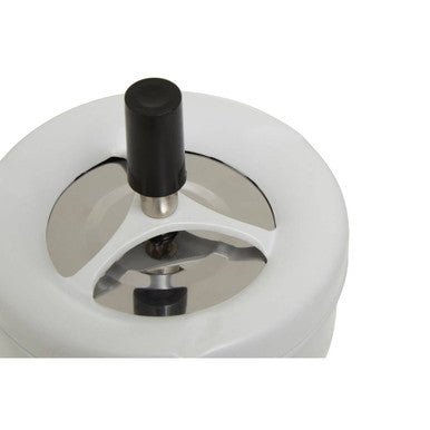 Orsina Spinning Ashtray – Matte White Medium Odour Control Push Top