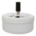 Orsina Spinning Ashtray – Matte White Medium Odour Control Push Top