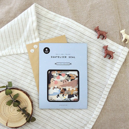 Suatelier Dang Dang Decorative Sticker Sheets for Journaling - 4 Pack