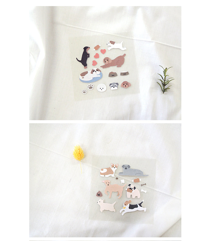 Suatelier Dang Dang Decorative Sticker Sheets for Journaling - 4 Pack
