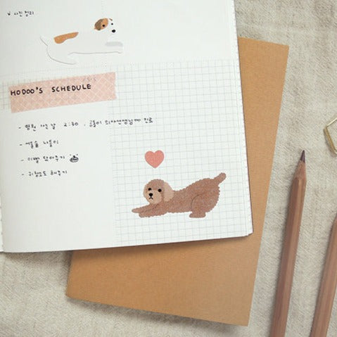 Suatelier Dang Dang Decorative Sticker Sheets for Journaling - 4 Pack