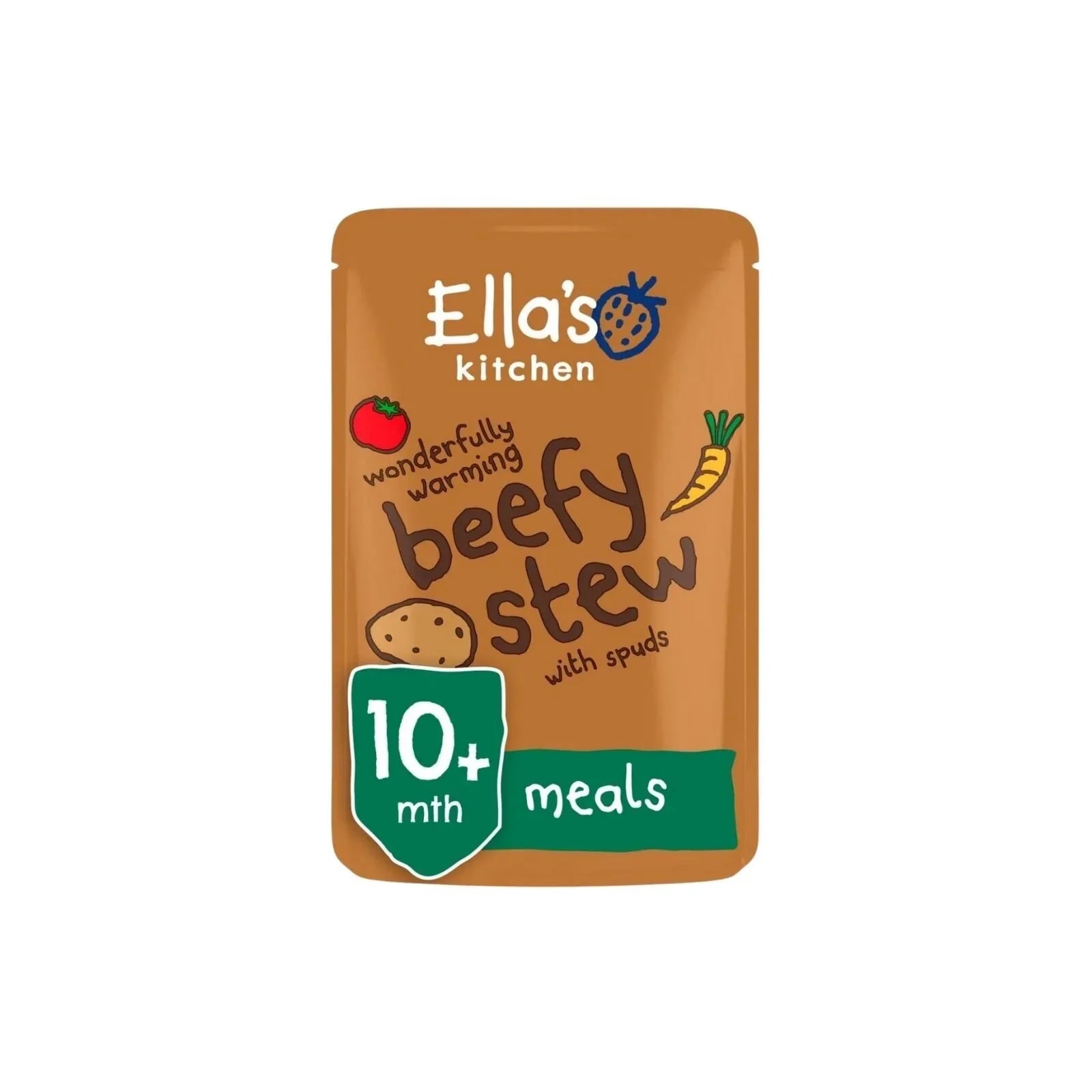 Ella's Kitchen Organic Beef Stew with Potatoes Baby Food Pouch 10+ months 190g