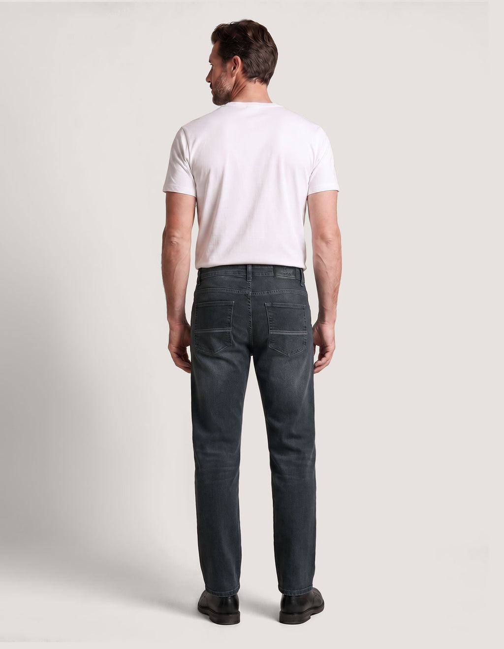 Classic Dark Grey Denim Jeans
