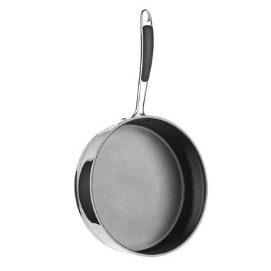 Tenzo 24cm Stainless Steel Saute Pan | Non-Stick Mirror Finish by Orsina