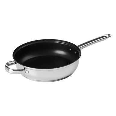 Orsina Crosse 24cm Stainless Steel Non-Stick Frypan with Glass Lid